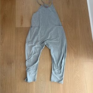 FP Movement by Free People Light Gray Jumpsuit